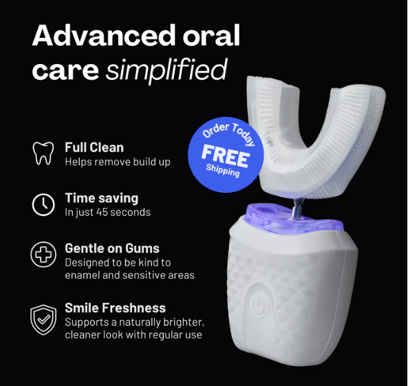SmartClean Pro™ 360° U-Shape Electric Toothbrush
