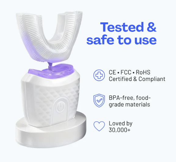 SmartClean Pro™ 360° U-Shape Electric Toothbrush