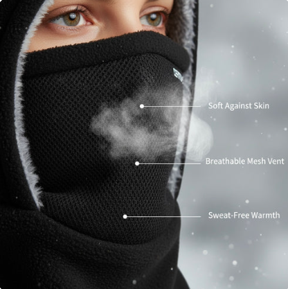 ThermaFleece™ 3-in-1 Windproof Winter Balaclava