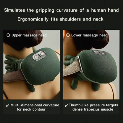 Bionic Neck & Shoulder Massager – Deep Tissue Kneading Relief Pillow